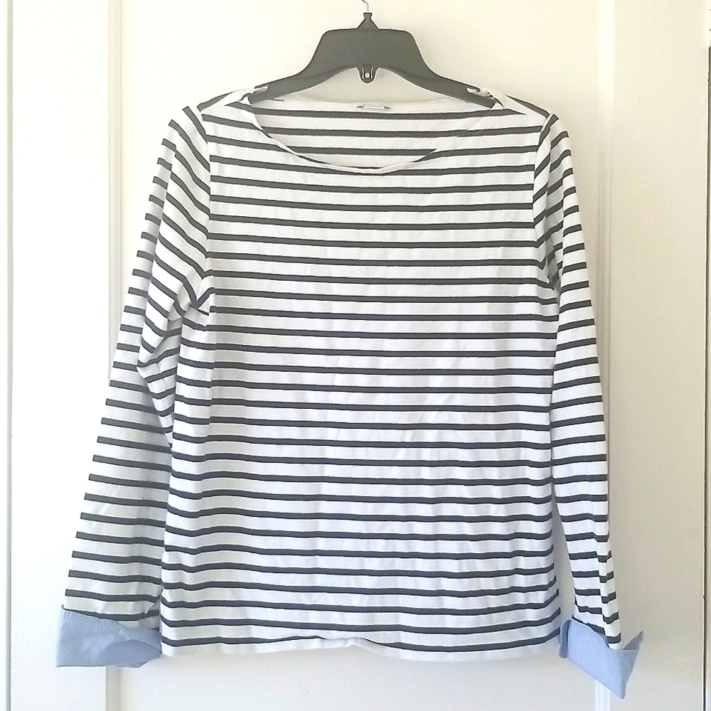J. Crew striped shirt